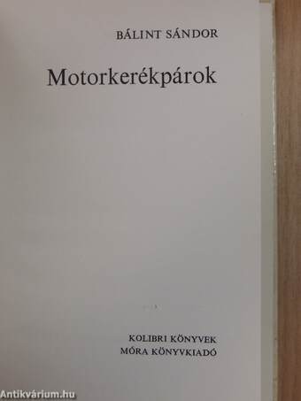 Motorkerékpárok