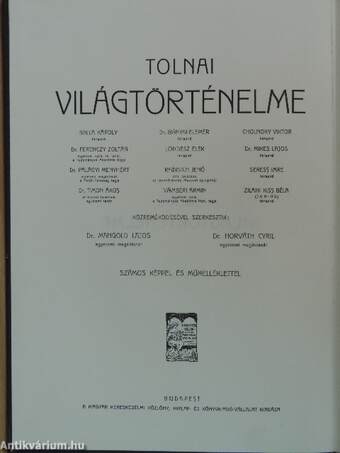 Tolnai Világtörténelme - A középkor története I. (töredék)