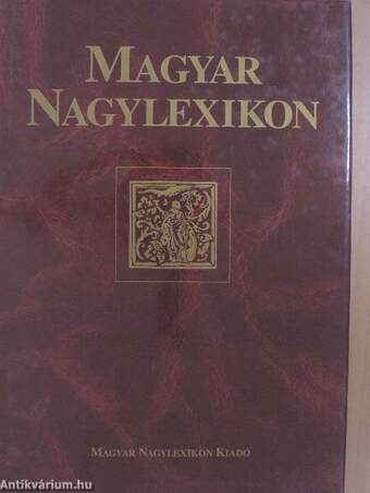 Magyar Nagylexikon 1. (töredék)