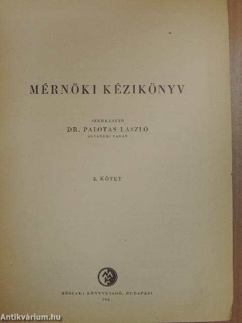 Mérnöki kézikönyv 3.