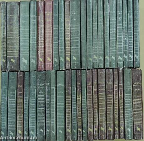 "41 kötet a Historia Universal de la Literatura sorozatból (nem teljes sorozat)"