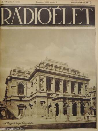 Rádióélet 1930. január-december I-II.