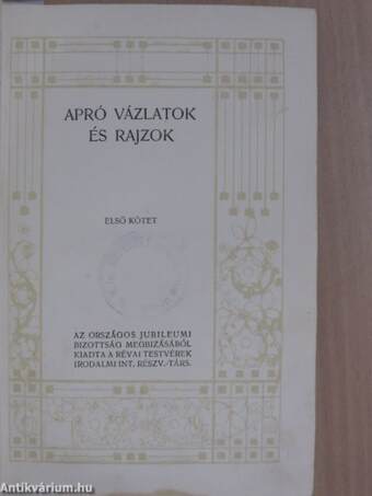 Apró vázlatok és rajzok I-II. 