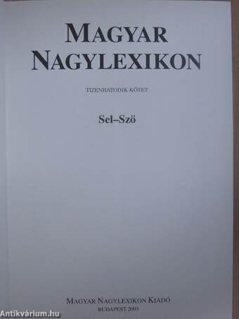 Magyar Nagylexikon 16. (töredék)