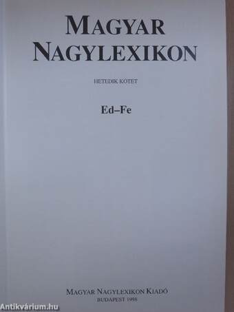 Magyar Nagylexikon 7. (töredék)