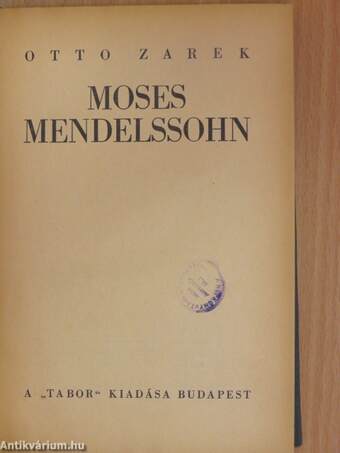 Moses Mendelssohn