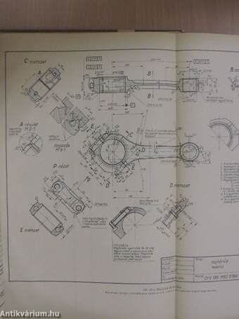 Géplakatos és autószerelő szakrajzi és rajzolvasási példatár