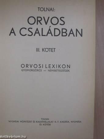 Orvos a családban III.