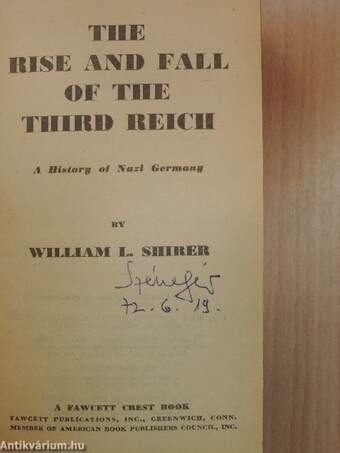 The Rise and Fall of the Third Reich