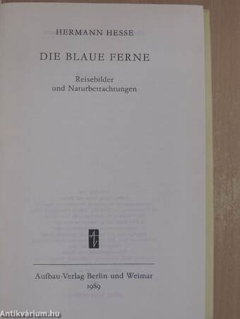 Die blaue Ferne