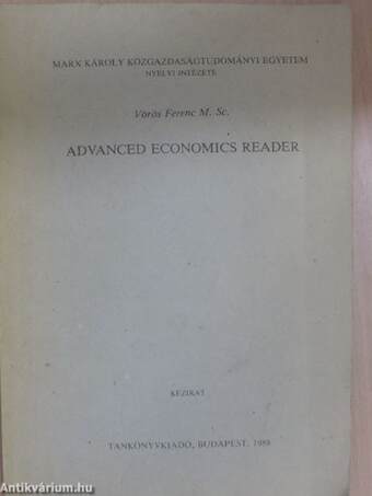 Advanced Economics Reader