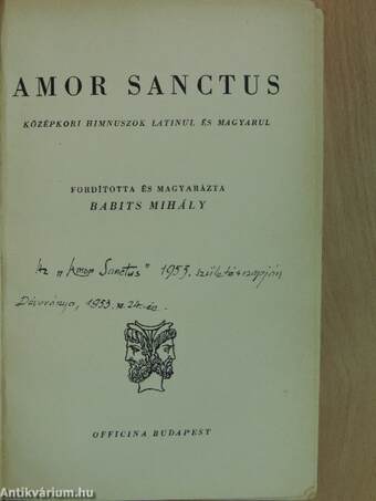 Amor Sanctus