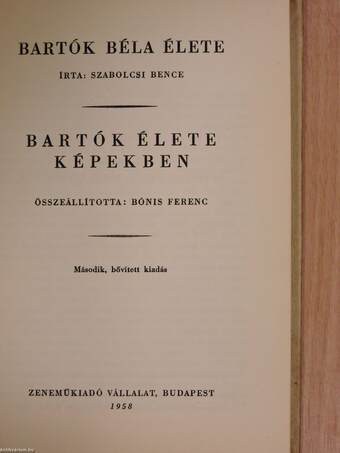 Bartók Béla élete képekben