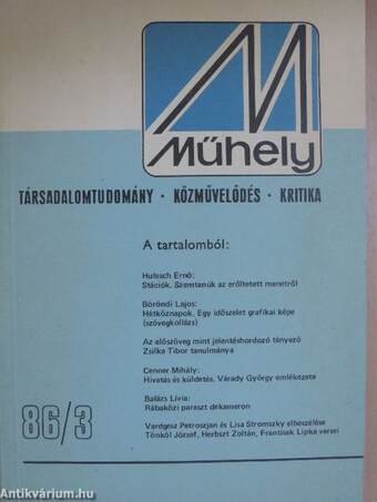 Műhely 1986/3.