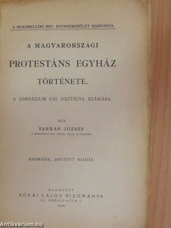 A magyarországi protestáns egyház története