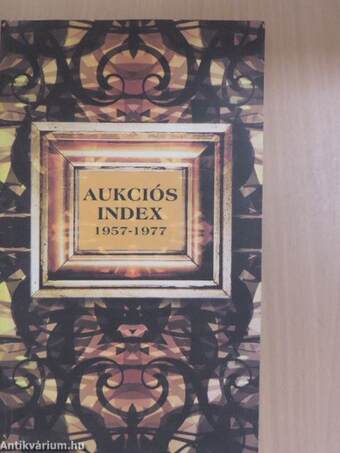 Festmény Aukciós index 1957-1977