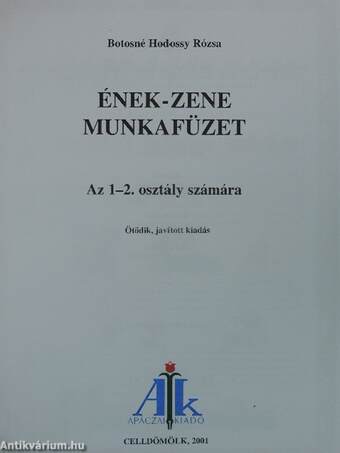 Ének-zene munkafüzet 1-2.