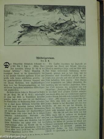 Deutsche Jäger-Zeitung 1913/1914. (nem teljes évfolyam) (gótbetűs)