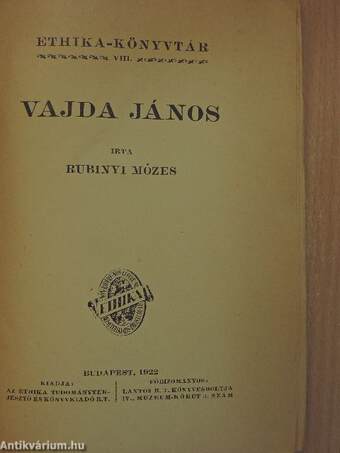 Vajda János