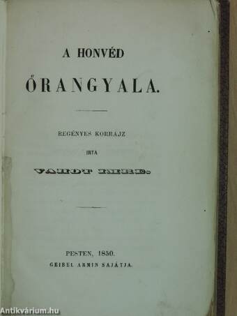 A honvéd őrangyala