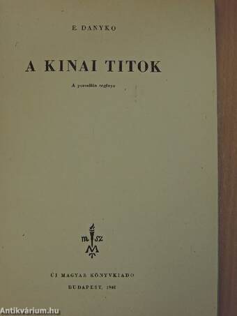 A kinai titok