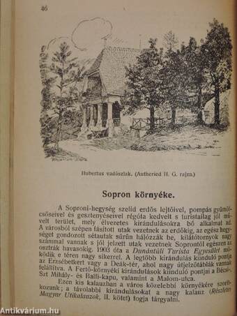 Sopron és környékének részletes kalauza