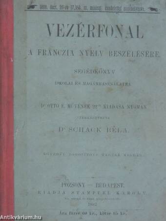 Vezérfonal a franczia nyelv beszélésére