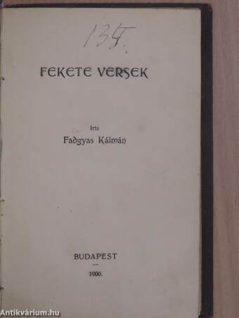 Fekete versek