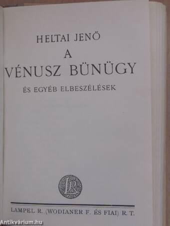 A másik Kolumbusz/Szergiusz/A Vénusz bünügy