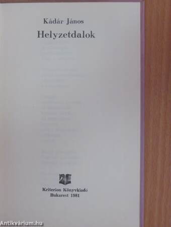 Helyzetdalok