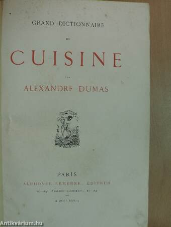 Grand Dictionnaire de Cuisine