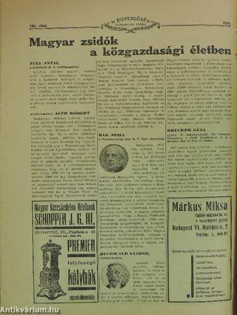 Egyenlőség 1930. jubileumi szám