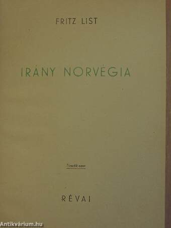 Irány Norvégia (Tiltólistás kötet)