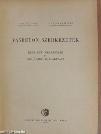 Vasbeton szerkezetek