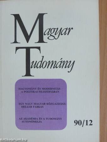Magyar Tudomány 1990. december