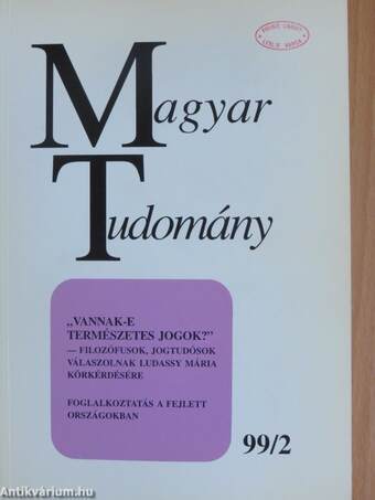 Magyar Tudomány 1999. február