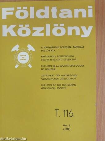 Földtani Közlöny 1986/2.