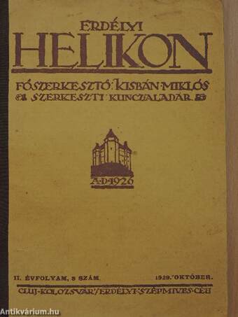 Erdélyi Helikon 1929. október