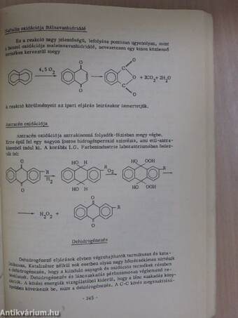 Szerves vegyipari alapfolyamatok