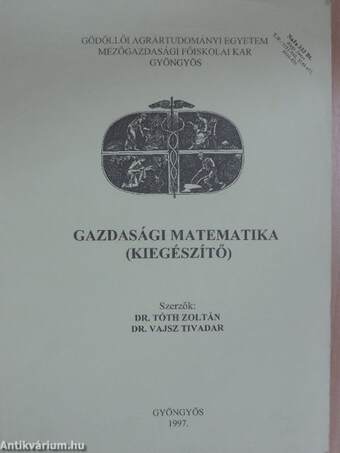 Gazdasági matematika