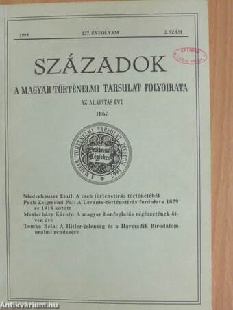 Századok 1993/2.