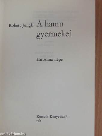 A hamu gyermekei