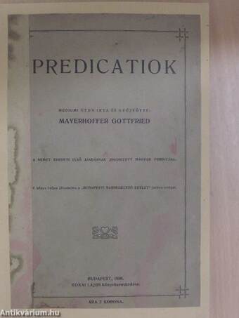 Predicatiok