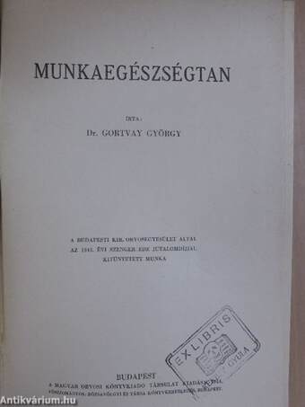 Munkaegészségtan