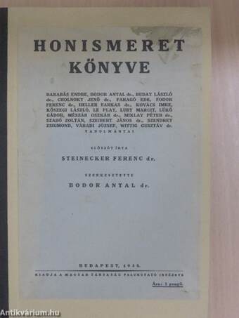 Honismeret könyve