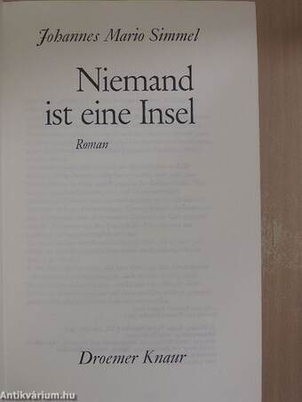 Niemand ist eine Insel