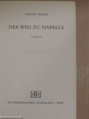 Der Weg zu Isabelle