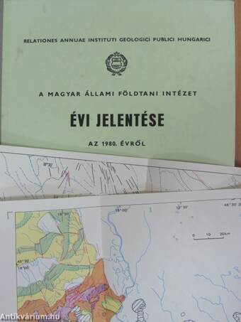 A Magyar Állami Földtani Intézet évi jelentése az 1980. évről