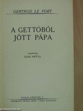 A gettóból jött pápa