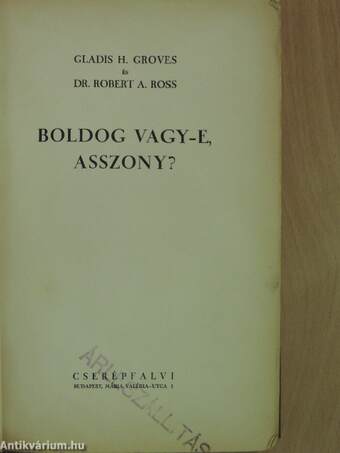 Boldog vagy-e, asszony?